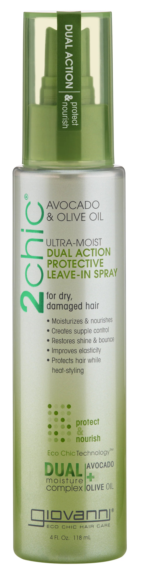 GV 2CHIC Ultra Moist Protect. Spray 118ml-GIOVANNI-Matakana Pharmacy